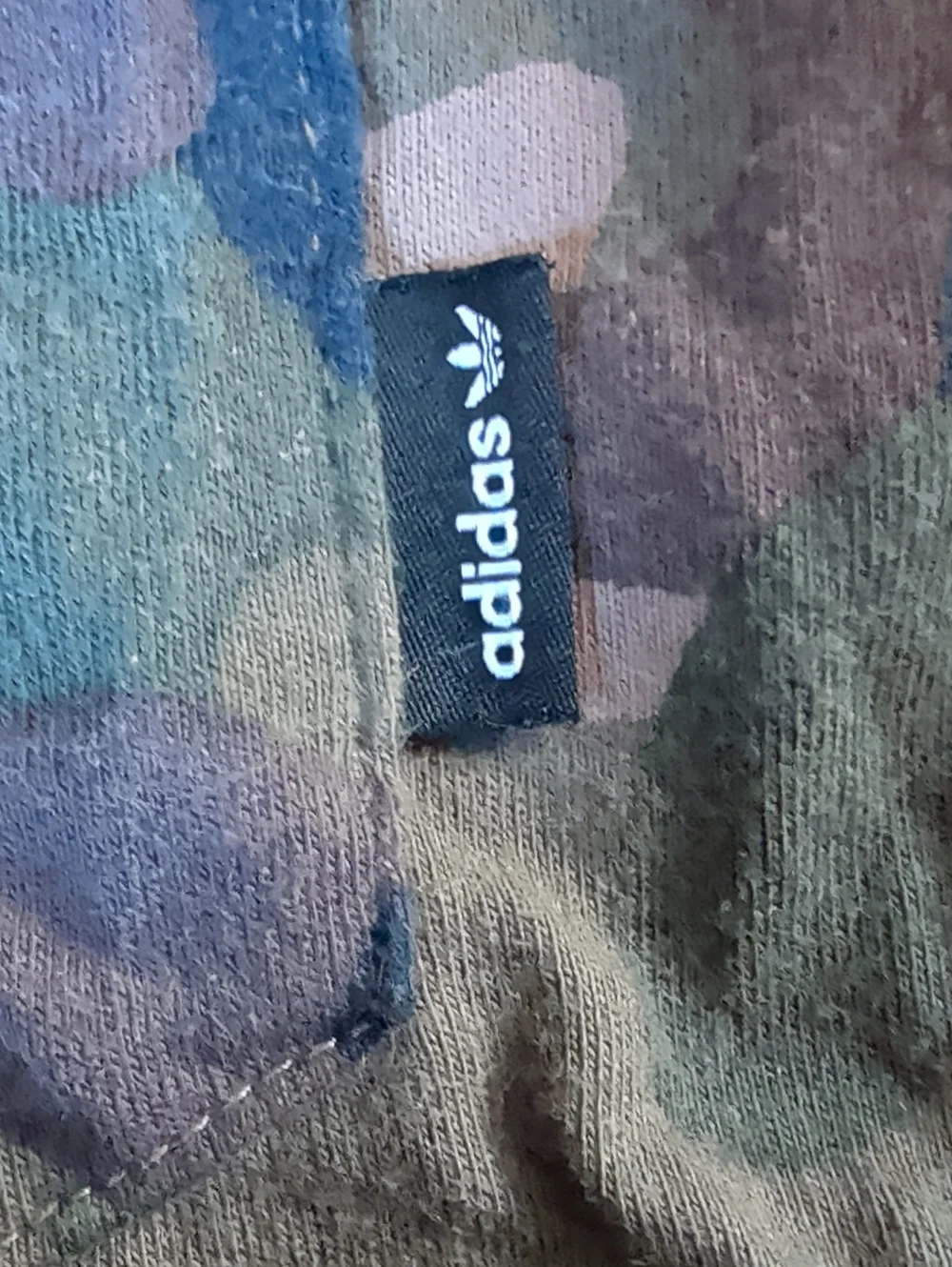 adidas Men's Camouflage Button-Up Shirt - Green/Brown/Black CE4691 Medium Size